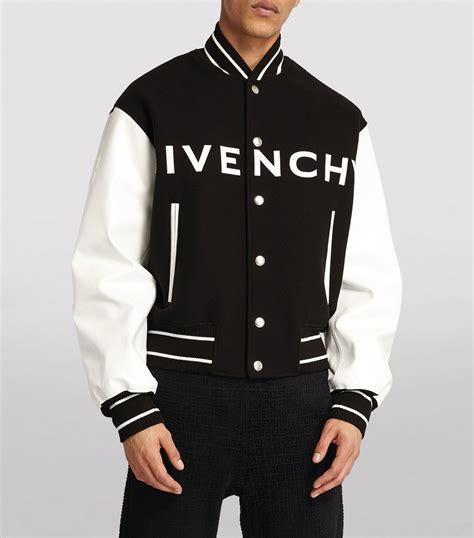 givenchy monogram leather jacket men|Givenchy leather jacket men.